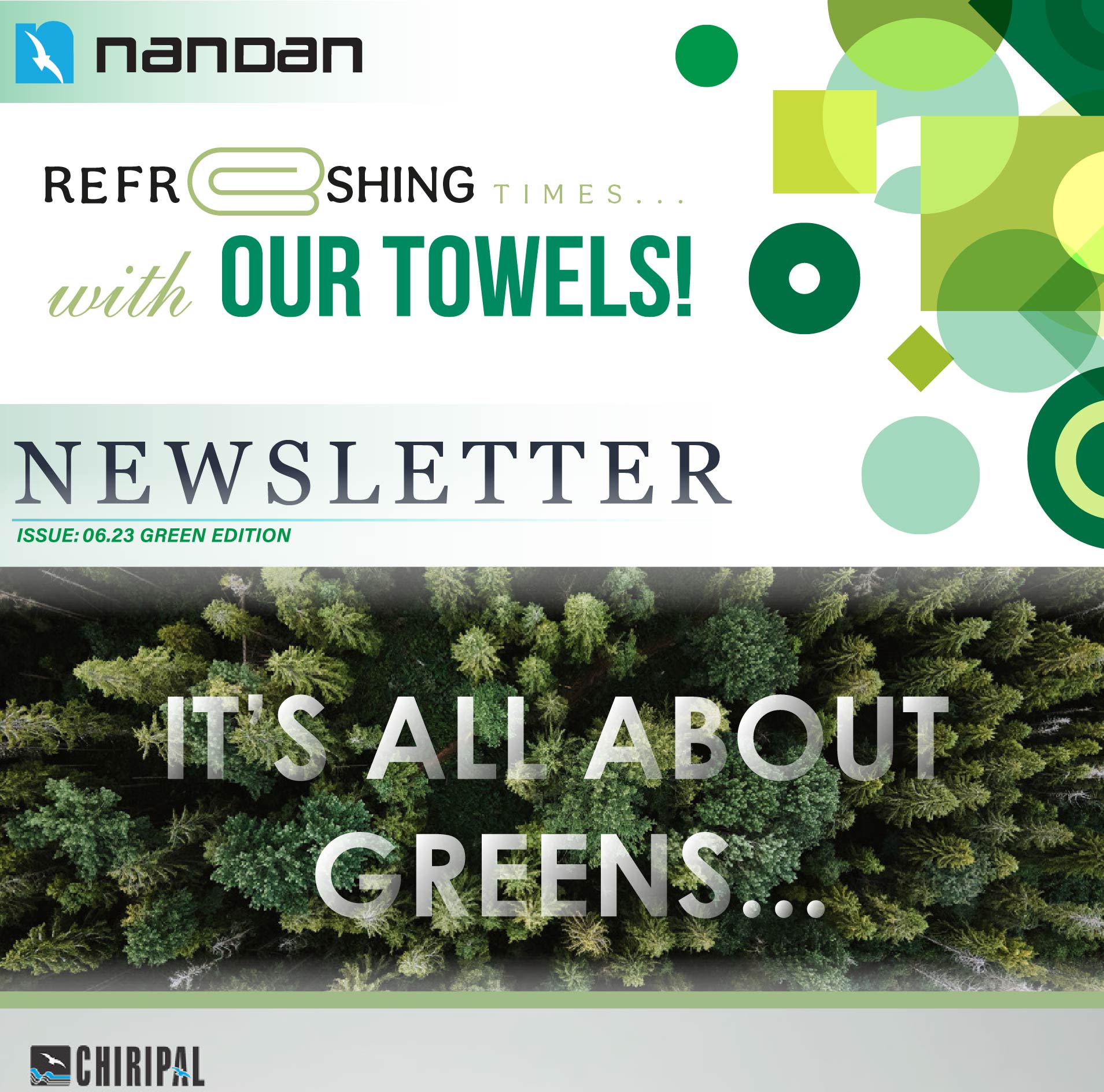 Anti-Bacterial Towels Product Newsletter